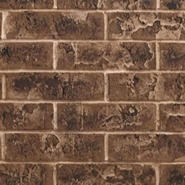 Majestic 42-Inch Tavern Brown Stacked Brick Interior Panels for Meridian Platinum 42-Inch Fireplace