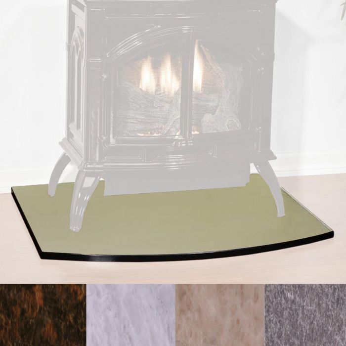 White Mountain Hearth CIFxx-PKG Traditional Floor Pad Kit with Stone Inlay