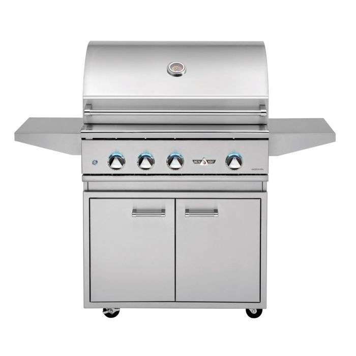 Delta Heat 32 Inch Gas Grill with Stainless Steel Base