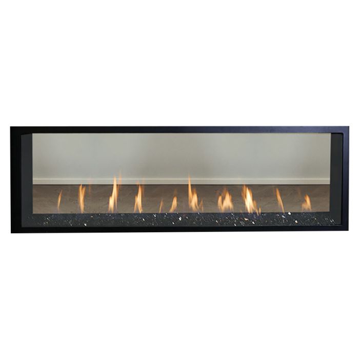 Superior 48-Inch Electronic Ignition See-Through Direct Vent Linear Gas Fireplace
