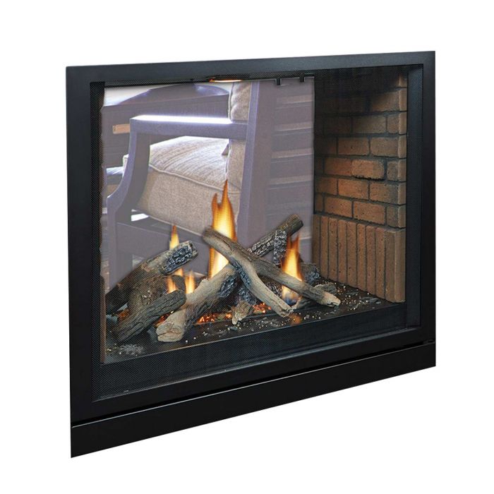 White Mountain Hearth DVCP36S Tahoe Clean-Face Direct Vent Premium Double Sided Fireplace, 36-Inches
