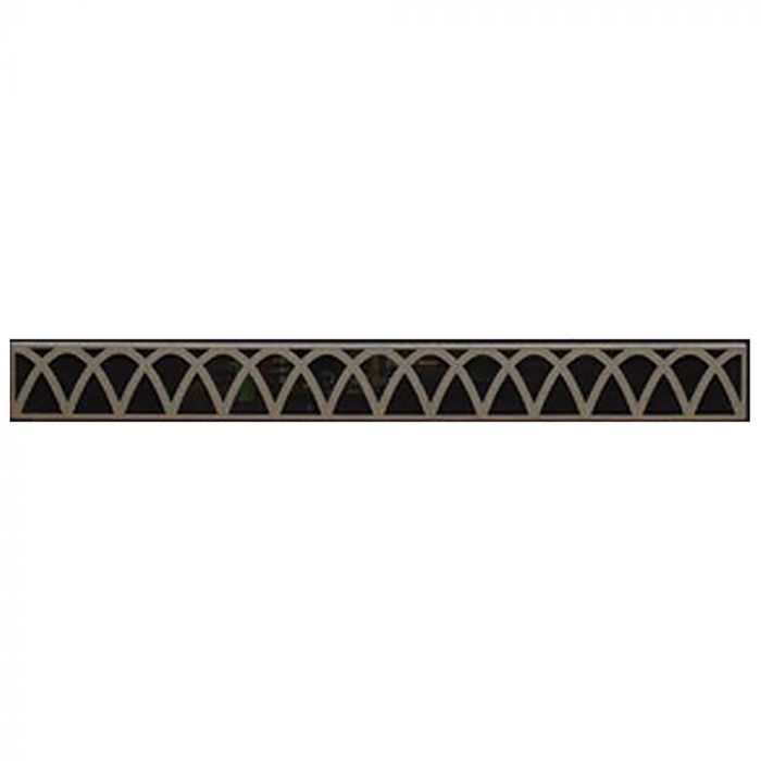 White Mountain Hearth DVG4ABL Decorative Arched Matte Black Louvers for 48-Inch Deluxe and Premium Fireplaces