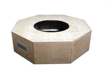 HPC Fire Octagon 45-Inch Unfinished Fire Pit Enclosure