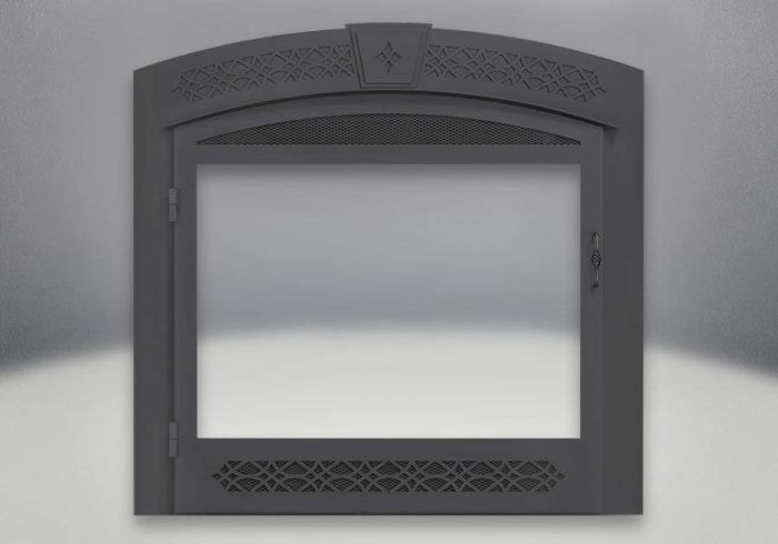 Napoleon GX427K Decorative Black Faceplate with Operable Screen for GX36/GX70 Fireplaces