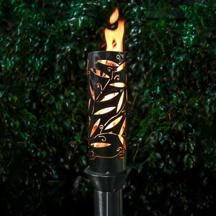 TOP Fires by The Outdoor Plus OPT-TCH15SS Havana TopLite Torch with Stand