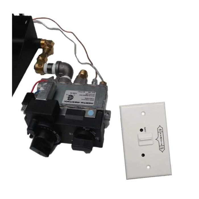 Hargrove Variable Flame Valve Kit with WSS6VWIRED Wall Switch, Valve and Pilot Included (HGMHEPOWS)