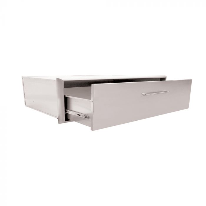 Saber K00AA2714 Stainless Steel Single Storage Drawer, 25x21-Inches