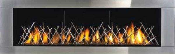 Napoleon LDNS Nickel Plated Designer Fire Art for LHD45 and BHD4 Fireplaces