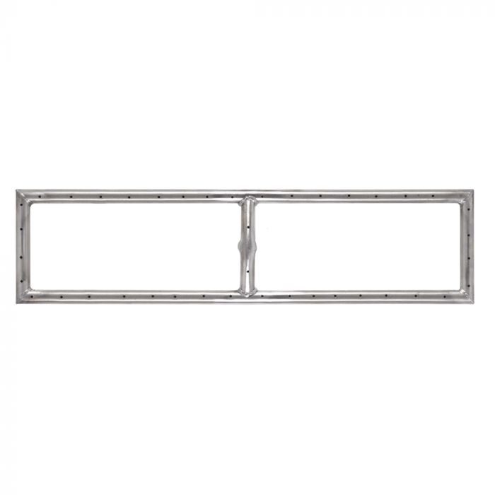 The Outdoor Plus OPT-301x Stainless Steel Rectangle Gas Fire Pit Burner