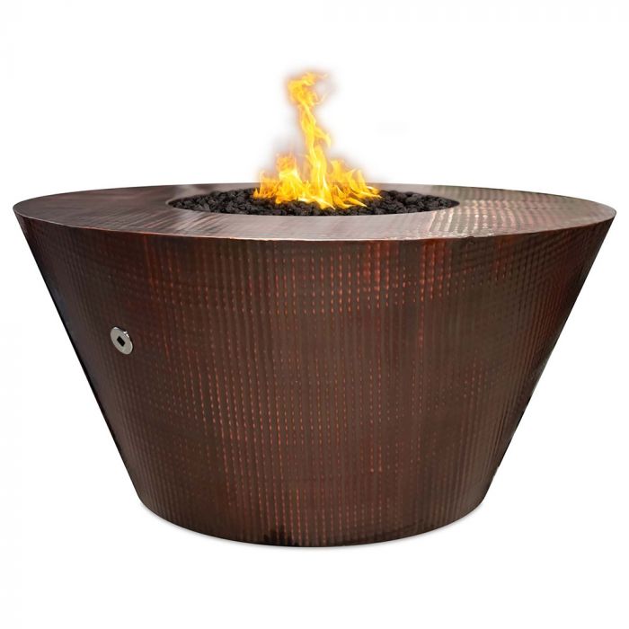TOP Fires by The Outdoor Plus Martillo 48-Inch Round Copper Gas Fire Pit