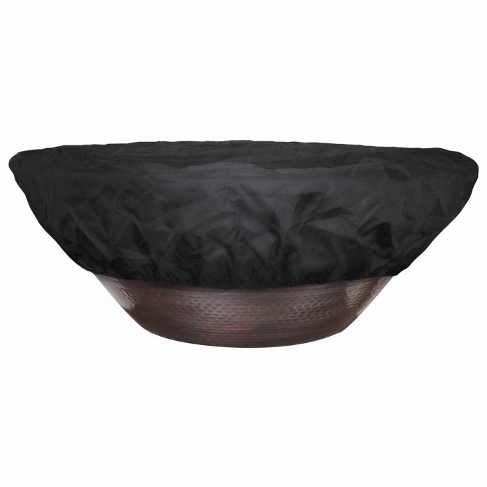 The Outdoor Plus OPT-BCVR-33R Canvas Round Bowl Fire Pit Cover, 33-Inch