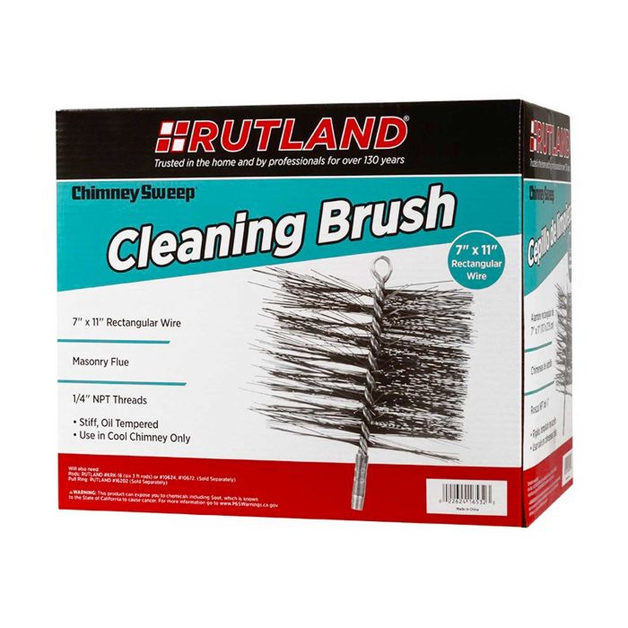 Rutland Chimney Sweep Rectangular Wire Brush