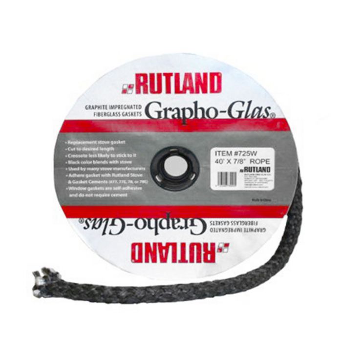 Rutland RD-725 Grapho-Glas Spooled Rope Stove Gasket, 3/4-Inch Diameter, 47 Ft