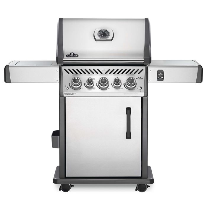 Napoleon RSE425RSIBSS Rogue SE 425 Gas Grill on Cart with Infrared Side and Rear Burners, 23.75-Inches