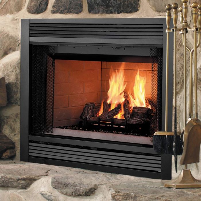 Copperfield 24 Inch Stainless Steel Radiant Fireplace Fireback