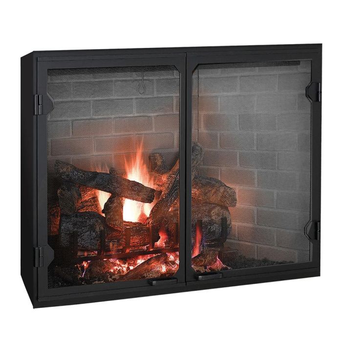Majestic SB100 Biltmore 50-Inch Radiant Wood Burning Fireplace with Traditional Brick Panels