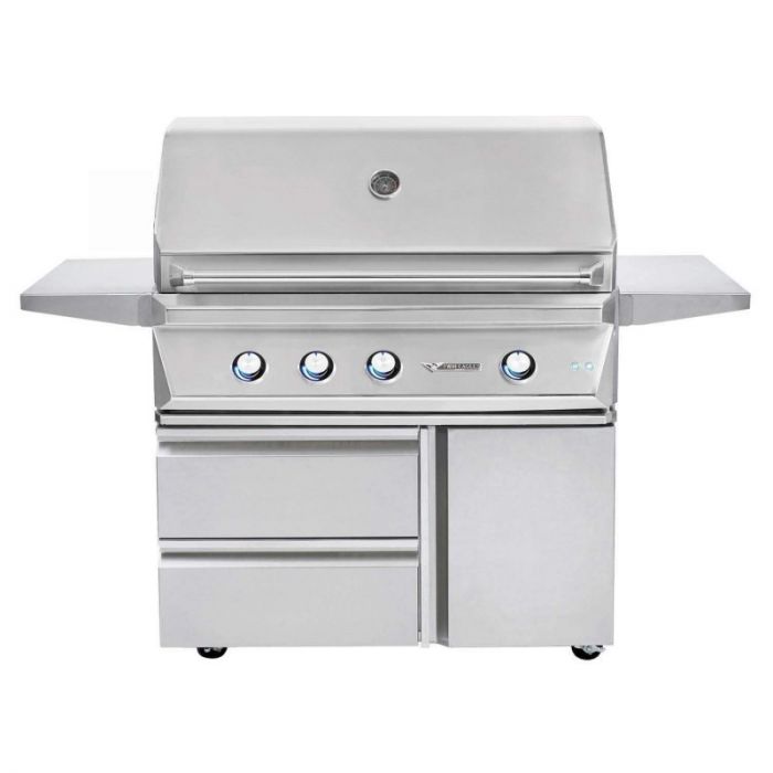 Twin Eagles TEBQ42-C 42-Inch Gas Grill On Cart With Drawers And Door