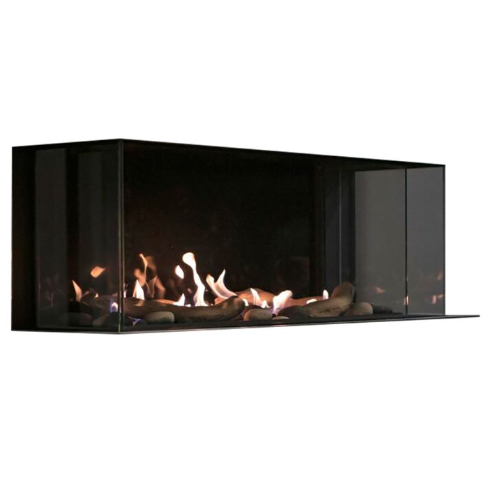 Sierra Flame TOSCANA-48 48-Inch Toscana 3-Sided Direct Vent Built-In Linear Gas Fireplace
