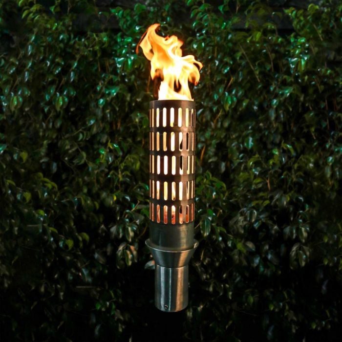 TOP Fires by The Outdoor Plus OPT-TCH4SS Vent TopLite Torch with Stand