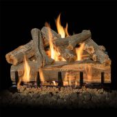 Grand Canyon Arizona Juniper Vented Gas Log Set with Stainless Steel Burner