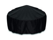 Two Dogs Designs Round 36 Inch Black Fire Pit Cover