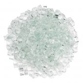 American Fire Glass 10-Pound Classic Fire Glass, 1/2 Inch, Clear