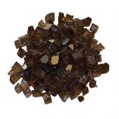 Amantii 1/4-Inch Light Brown Reflective Fire Glass, 5-Pounds