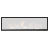 Sierra Flame STANFORD-CLEAN-BLK Clean Face Black Surround with Safety Barrier for Stanford 55-Inch Gas Fireplace
