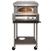 Alfresco AXE-PZA-CART Countertop Pizza Oven on Cart, 30-Inch 