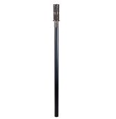 Fire by Design Bamboo Gas Torch Head with Black Powder-Coated Pole