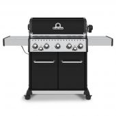 Broil King BR-590 Baron 590 Pro Stainless Steel 5-Burner Gas Grill with Rotisserie and Side Burner 63-Inches