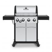 Broil King CRN-S440 Crown S440 Stainless Steel 4-Burner Gas Grill Side Burner 57-Inches