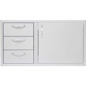 Blaze BLZ-DDC-39-R Access Door and Triple Drawer Combo, 39-inch