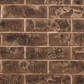Majestic 36-Inch Tavern Brown Stacked Brick Interior Panels for Meridian 36-Inch Fireplace