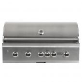Coyote S-Series Stainless Steel Built-In Gas Grill with Infrared Sear Burner & Rotisserie, 42-Inch (C2SL42)