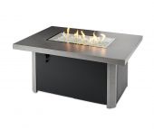 The Outdoor GreatRoom Company CAD-1224x Caden Chat Height Gas Fire Pit Table, 34x32-Inches