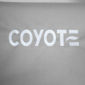 Coyote Vinyl Light Gray Cover for Built-In Double Side Burner
