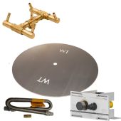Crossfire by Warming Trends Mercury Flame Sensing Spark Ignition Original Brass Gas Fire Pit Burner Kit