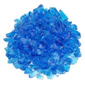 American Fire Glass 10-Pound Recycled Fire Glass, 3/4 Inch, Turquoise