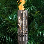 TOP Fires by The Outdoor Plus OPT-TCH17SS Coral TopLite Torch with Stand