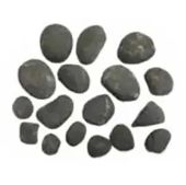 Sierra Flame CS17-BLK Dark Gray Ceramic Stone Set, 17-piece