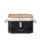 Everdure HBCUBE Cube Portable Charcoal Grill, 15-Inches
