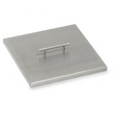 American Fire Glass Drop-In Pan Cover, Square, 12 Inch