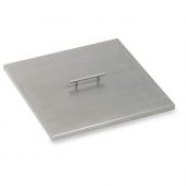 American Fire Glass Drop-In Pan Cover, Square, 18 Inch