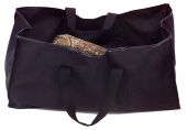 Dagan DG-LC5000 Black Log Carrier with Handles, 24x12-Inches