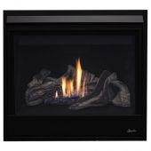 Superior DRC3035 35-Inch Electronic Ignition Direct Vent Gas Fireplace with Crushed Glass Media