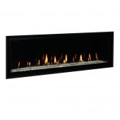 Superior DRL6000 60-Inch Electronic Ignition Direct Vent Gas Fireplace with Remote & Crushed Glass Media