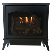 White Mountain Hearth DVP20MS Direct Vent 20-Inch Steel Stove with Log Set