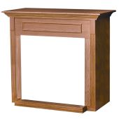 White Mountain Hearth EMF22 Cabinet Mantel with Base for Vail VFP24 Fireplaces