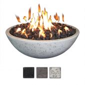Grand Canyon FB3913FR Concrete Fire Bowl 39x13-Inch with Ring Burner 